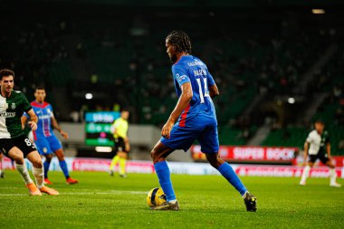 Steven Baseya, Taca Da Liga çeyrek final maçında Estadio Jose Alvalade 'deki Sporting CP ve Alverca FC takımları arasında görüldü (Maciej Rogowski / Ball Raw Images)
