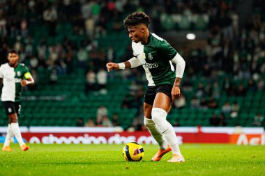 Alisson Santos, Taca Da Liga çeyrek final maçında Estadio Jose Alvalade 'deki Sporting CP ve Alverca FC takımları arasında görüldü (Maciej Rogowski / Ball Raw Images)