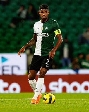 Matheus Reis, Taca Da Liga çeyrek final maçında Estadio Jose Alvalade 'deki Sporting CP ve Alverca FC takımları arasında görüldü (Maciej Rogowski / Ball Raw Images)