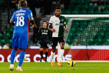 Matheus Reis, Taca Da Liga çeyrek final maçında Estadio Jose Alvalade 'deki Sporting CP ve Alverca FC takımları arasında görüldü (Maciej Rogowski / Ball Raw Images)