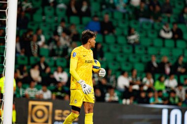 Matheus Mendes, Taca Da Liga çeyrek final maçında Estadio Jose Alvalade 'deki Sporting CP ve Alverca FC takımları arasında görüldü (Maciej Rogowski / Ball Raw Images)