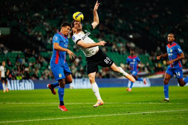 Kaiky Naves ve Fotis Ioannidis, Estadio Jose Alvalade 'de (Maciej Rogowski / Ball Raw Images) Sporting CP ve Alverca FC takımları arasında oynanan çeyrek final maçında görüldü.)