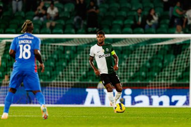 Matheus Reis, Taca Da Liga çeyrek final maçında Estadio Jose Alvalade 'deki Sporting CP ve Alverca FC takımları arasında görüldü (Maciej Rogowski / Ball Raw Images)