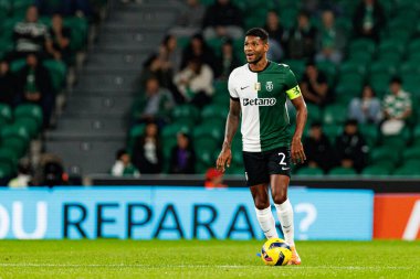 Matheus Reis, Taca Da Liga çeyrek final maçında Estadio Jose Alvalade 'deki Sporting CP ve Alverca FC takımları arasında görüldü (Maciej Rogowski / Ball Raw Images)