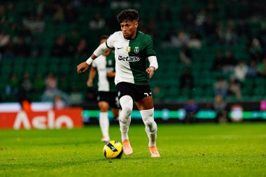 Alisson Santos, Taca Da Liga çeyrek final maçında Estadio Jose Alvalade 'deki Sporting CP ve Alverca FC takımları arasında görüldü (Maciej Rogowski / Ball Raw Images)