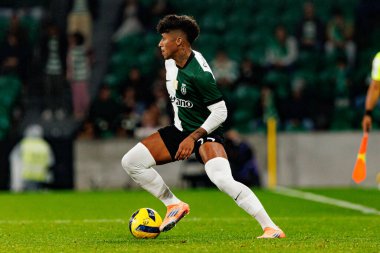 Alisson Santos, Taca Da Liga çeyrek final maçında Estadio Jose Alvalade 'deki Sporting CP ve Alverca FC takımları arasında görüldü (Maciej Rogowski / Ball Raw Images)