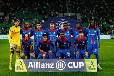 Alverca takımı Taca Da Liga çeyrek final maçında Estadio Jose Alvalade 'deki Sporting CP ve Alverca FC takımları arasında görüldü (Maciej Rogowski / Ball Raw Images)