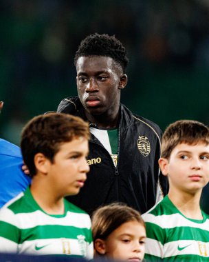 Salvador Blopa, Taca Da Liga çeyrek final maçında Estadio Jose Alvalade 'deki Sporting CP ve Alverca FC takımları arasında görüldü (Maciej Rogowski / Ball Raw Images)