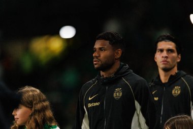 Matheus Reis, Taca Da Liga çeyrek final maçında Estadio Jose Alvalade 'deki Sporting CP ve Alverca FC takımları arasında görüldü (Maciej Rogowski / Ball Raw Images)