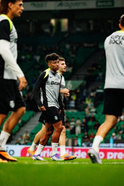 Alisson Santos, Taca Da Liga çeyrek final maçında Estadio Jose Alvalade 'deki Sporting CP ve Alverca FC takımları arasında görüldü (Maciej Rogowski / Ball Raw Images)