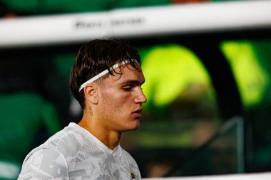 Marezi Marko Milovanoviç, Taca Da Liga çeyrek final maçında Estadio Jose Alvalade 'de (Maciej Rogowski / Ball Raw Images) Sporting CP ve Alverca FC takımları arasında görüldü.)