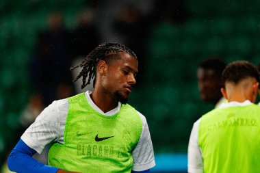 Steven Baseya, Taca Da Liga çeyrek final maçında Estadio Jose Alvalade 'deki Sporting CP ve Alverca FC takımları arasında görüldü (Maciej Rogowski / Ball Raw Images)