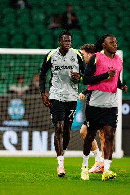 Salvador Blopa, Taca Da Liga çeyrek final maçında Estadio Jose Alvalade 'deki Sporting CP ve Alverca FC takımları arasında görüldü (Maciej Rogowski / Ball Raw Images)