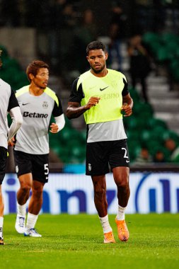 Matheus Reis, Taca Da Liga çeyrek final maçında Estadio Jose Alvalade 'deki Sporting CP ve Alverca FC takımları arasında görüldü (Maciej Rogowski / Ball Raw Images)