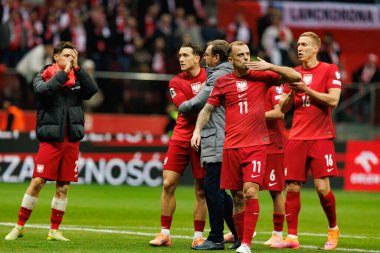 2026 Dünya Kupası eleme maçında Polonya ve Hollanda milli takımları arasında görülen Kamil Grosicki (Maciej Rogowski / Ball Raw Images)