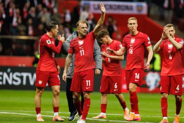 2026 Dünya Kupası eleme maçında Polonya ve Hollanda milli takımları arasında görülen Kamil Grosicki (Maciej Rogowski / Ball Raw Images)