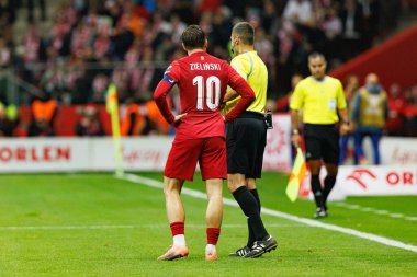 Dünya Kupası 2026 eleme maçında Polonya ve Hollanda milli takımları arasında görülen Piotr Zielinski (Maciej Rogowski / Ball Raw Images)