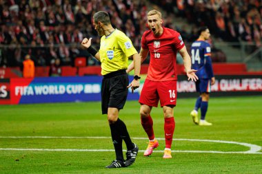 2026 Dünya Kupası eleme maçında Polonya ve Hollanda milli takımları arasında görülen Adam Buksa (Maciej Rogowski / Ball Raw Images)