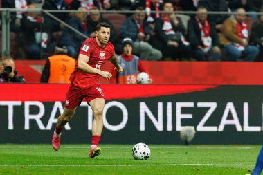 Pawel Wszolek, 2026 Dünya Kupası eleme maçında Polonya ve Hollanda milli takımları arasında görüldü (Maciej Rogowski / Ball Raw Images)