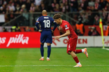 Filip Rozga, 2026 Dünya Kupası eleme maçında Polonya ve Hollanda milli takımları arasında görüldü (Maciej Rogowski / Ball Raw Images)