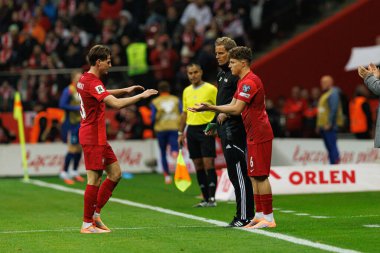 Jakub Kaminski ve Filip Rozga, 2026 Dünya Kupası eleme maçında Polonya ve Hollanda milli takımları arasında görüldü (Maciej Rogowski / Ball Raw Images)