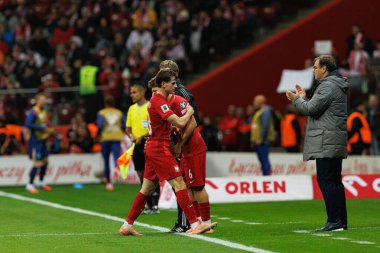 Jakub Kaminski ve Filip Rozga, 2026 Dünya Kupası eleme maçında Polonya ve Hollanda milli takımları arasında görüldü (Maciej Rogowski / Ball Raw Images)