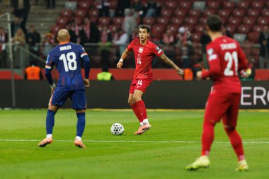 Jakub Kiwior, 2026 Dünya Kupası eleme maçında Polonya ve Hollanda milli takımları arasında görüldü (Maciej Rogowski / Ball Raw Images)