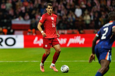 Jakub Kiwior, 2026 Dünya Kupası eleme maçında Polonya ve Hollanda milli takımları arasında görüldü (Maciej Rogowski / Ball Raw Images)