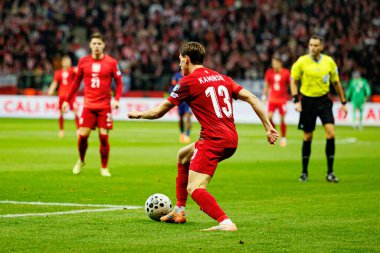 Jakub Kaminski, 2026 Dünya Kupası eleme maçında Polonya ve Hollanda milli takımları arasında görüldü (Maciej Rogowski / Ball Raw Images)