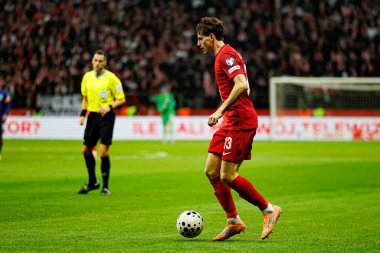 Jakub Kaminski, 2026 Dünya Kupası eleme maçında Polonya ve Hollanda milli takımları arasında görüldü (Maciej Rogowski / Ball Raw Images)