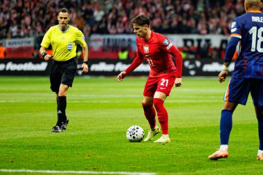 Nicola Zalewski, 2026 Dünya Kupası eleme maçında Polonya ve Hollanda milli takımları arasında görüldü (Maciej Rogowski / Ball Raw Images)