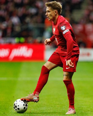 Michal Skoras, 2026 Dünya Kupası eleme maçında Polonya ve Hollanda milli takımları arasında görüldü (Maciej Rogowski / Ball Raw Images)