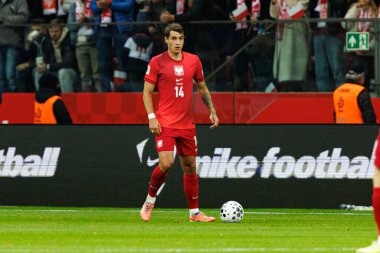 Jakub Kiwior, 2026 Dünya Kupası eleme maçında Polonya ve Hollanda milli takımları arasında görüldü (Maciej Rogowski / Ball Raw Images)