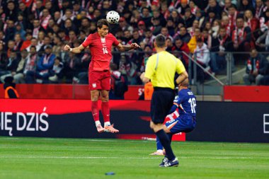 Jakub Kiwior, 2026 Dünya Kupası eleme maçında Polonya ve Hollanda milli takımları arasında görüldü (Maciej Rogowski / Ball Raw Images)