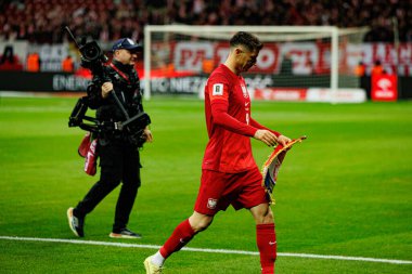 Robert Lewandowski, 2026 Dünya Kupası eleme maçında Polonya ve Hollanda milli takımları arasında görüldü (Maciej Rogowski / Ball Raw Images)