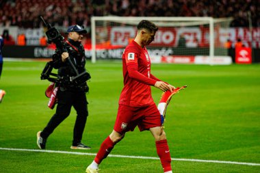 Robert Lewandowski, 2026 Dünya Kupası eleme maçında Polonya ve Hollanda milli takımları arasında görüldü (Maciej Rogowski / Ball Raw Images)