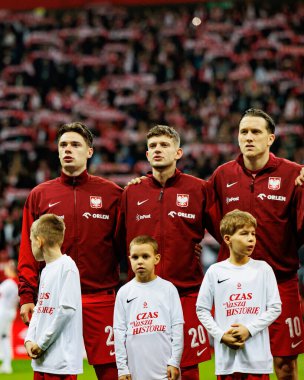 Nicola Zalewski, Sebastian Szymanski ve Piotr Zielinski, 2026 Dünya Kupası eleme maçında Polonya ve Hollanda milli takımları (Maciej Rogowski / Ball Raw Images)