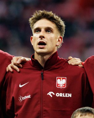 Michal Skoras, 2026 Dünya Kupası eleme maçında Polonya ve Hollanda milli takımları arasında görüldü (Maciej Rogowski / Ball Raw Images)