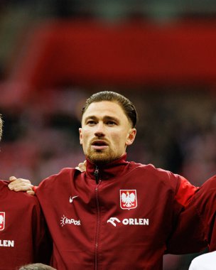 Matty Cash, 2026 Dünya Kupası eleme maçında Polonya ve Hollanda milli takımları arasında görüldü (Maciej Rogowski / Ball Raw Images)