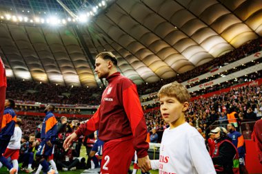 Matty Cash, 2026 Dünya Kupası eleme maçında Polonya ve Hollanda milli takımları arasında görüldü (Maciej Rogowski / Ball Raw Images)