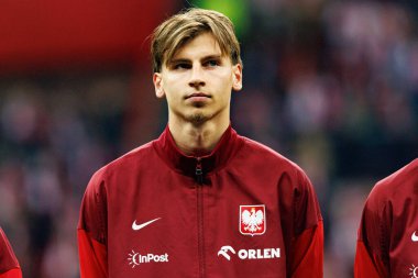 Jan Ziolkowski, 2026 Dünya Kupası eleme maçında Polonya ve Hollanda milli takımları arasında görüldü (Maciej Rogowski / Ball Raw Images)