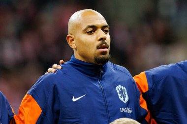 Donyell Malen, 2026 Dünya Kupası eleme maçında Polonya ve Hollanda milli takımları arasında görüldü (Maciej Rogowski / Ball Raw Images)