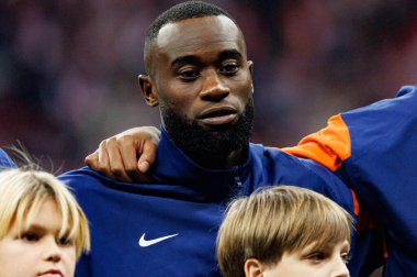 Lutsharel Geertruida, 2026 Dünya Kupası eleme maçında Polonya ve Hollanda milli takımları arasında görüldü (Maciej Rogowski / Ball Raw Images)