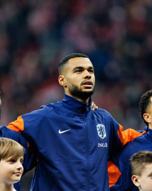 Cody Gakpo, 2026 Dünya Kupası eleme maçında Polonya ve Hollanda milli takımları arasında görüldü (Maciej Rogowski / Ball Raw Images)