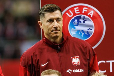 Robert Lewandowski, 2026 Dünya Kupası eleme maçında Polonya ve Hollanda milli takımları arasında görüldü (Maciej Rogowski / Ball Raw Images)