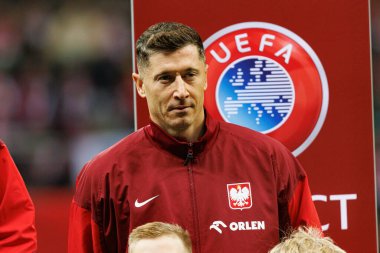 Robert Lewandowski, 2026 Dünya Kupası eleme maçında Polonya ve Hollanda milli takımları arasında görüldü (Maciej Rogowski / Ball Raw Images)