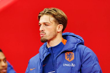 Luciano Valente, 2026 Dünya Kupası eleme maçında Polonya ve Hollanda milli takımları arasında görüldü (Maciej Rogowski / Ball Raw Images)