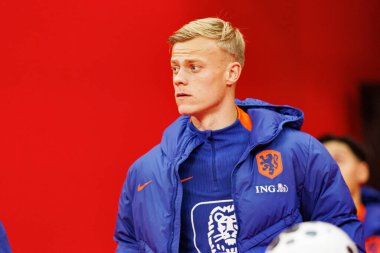 Jan Paul van Hecke, 2026 Dünya Kupası eleme maçında Polonya ve Hollanda milli takımları arasında görüldü (Maciej Rogowski / Ball Raw Images)