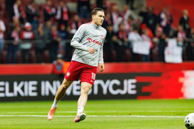 Dünya Kupası 2026 eleme maçında Polonya ve Hollanda milli takımları arasında görülen Piotr Zielinski (Maciej Rogowski / Ball Raw Images)