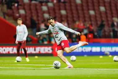 Dünya Kupası 2026 eleme maçında Polonya ve Hollanda milli takımları arasında görülen Piotr Zielinski (Maciej Rogowski / Ball Raw Images)